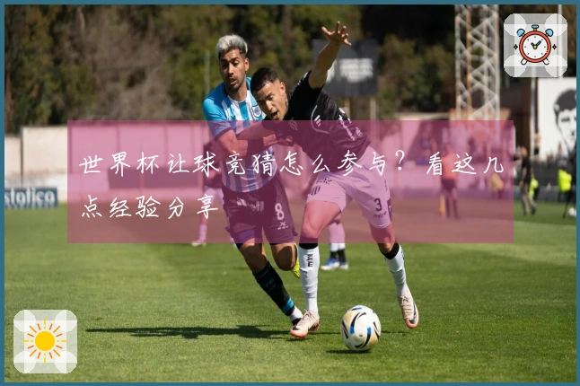 世界杯让球竞猜怎么参与？看这几点经验分享